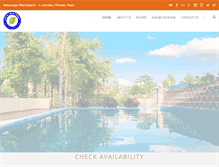 Tablet Screenshot of hotelrainforest.com